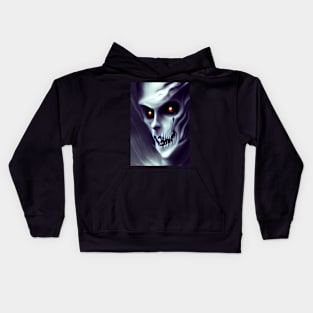 SPOOKY LAUGHING RED EYED HALLOWEEN VAMPIRE Kids Hoodie